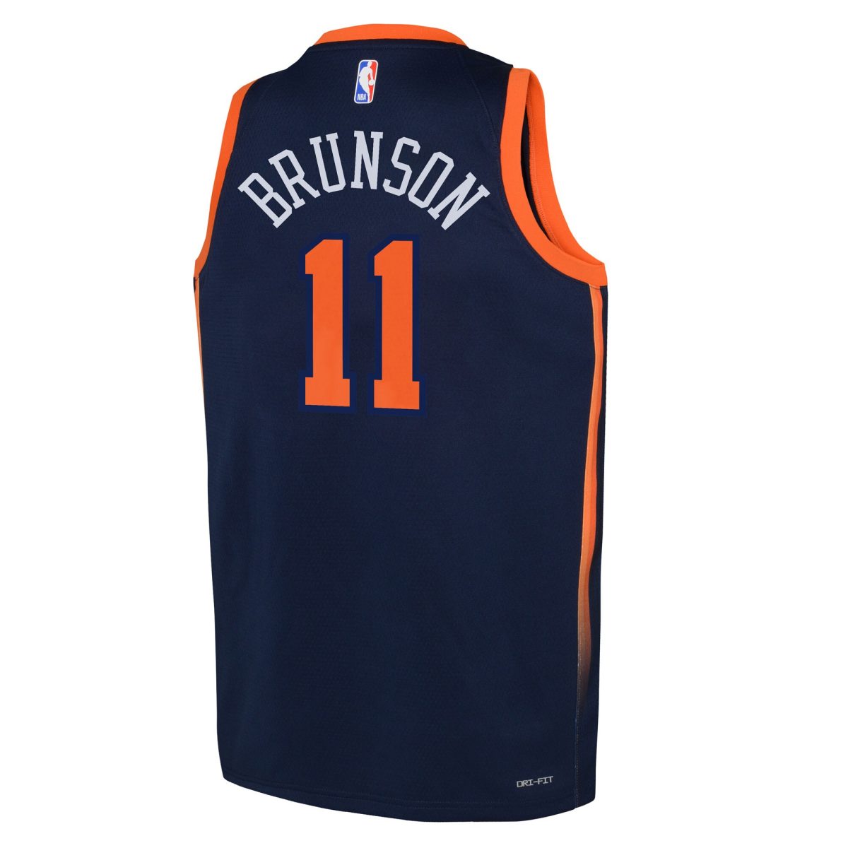 NBA youth new york knicks jalen brunson jordan brand navy swingman jersey – statement edition Collection - Official Jerseys & Hats | NBA Store