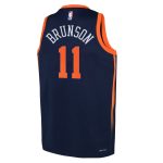 NBA youth new york knicks jalen brunson jordan brand navy swingman jersey – statement edition Collection - Official Jerseys & Hats | NBA Store