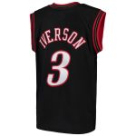 NBA youth philadelphia 76ers allen iverson mitchell amp ness black hardwood classics swingman throwback jersey Collection - Official Jerseys & Hats | NBA Store
