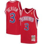 NBA youth philadelphia 76ers allen iverson mitchell amp ness red 199697 hardwood classics swingman throwback jersey Collection - Official Jerseys & Hats | NBA Store
