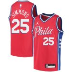 NBA youth philadelphia 76ers ben simmons jordan brand red 202021 swingman player jersey – statement edition Collection - Official Jerseys & Hats | NBA Store