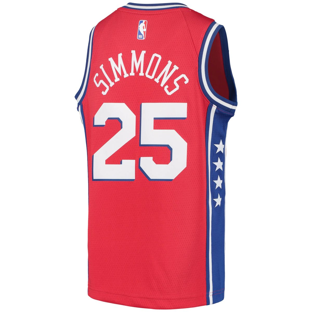 NBA youth philadelphia 76ers ben simmons jordan brand red 202021 swingman player jersey – statement edition Collection - Official Jerseys & Hats | NBA Store