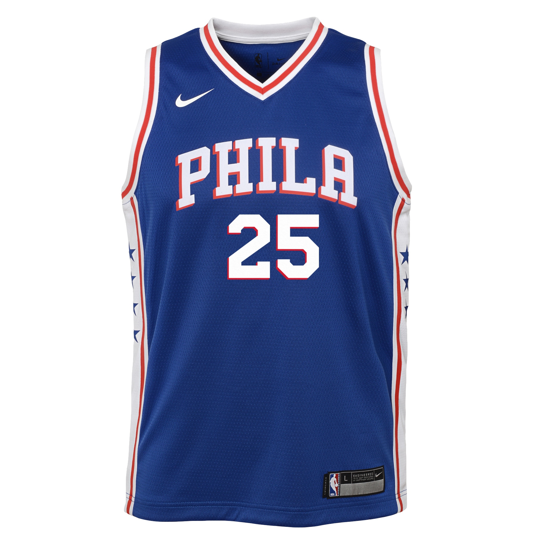 NBA youth philadelphia 76ers ben simmons nike royal swingman jersey – icon edition Collection - Official Jerseys & Hats | NBA Store