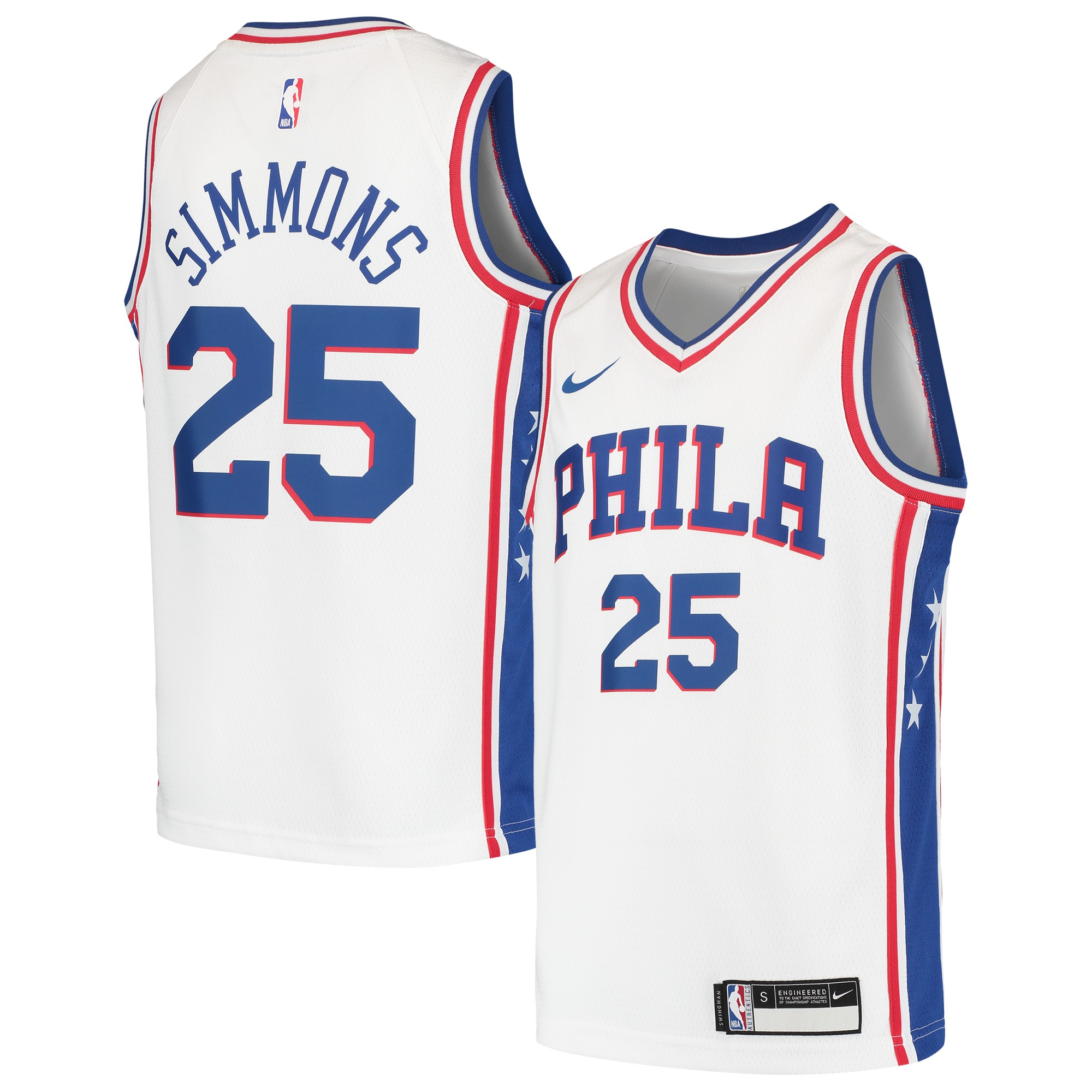 NBA youth philadelphia 76ers ben simmons nike white swingman jersey Collection - Official Jerseys & Hats | NBA Store