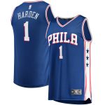 NBA youth philadelphia 76ers james harden fanatics royal fast break replica player jersey – icon edition Collection - Official Jerseys & Hats | NBA Store
