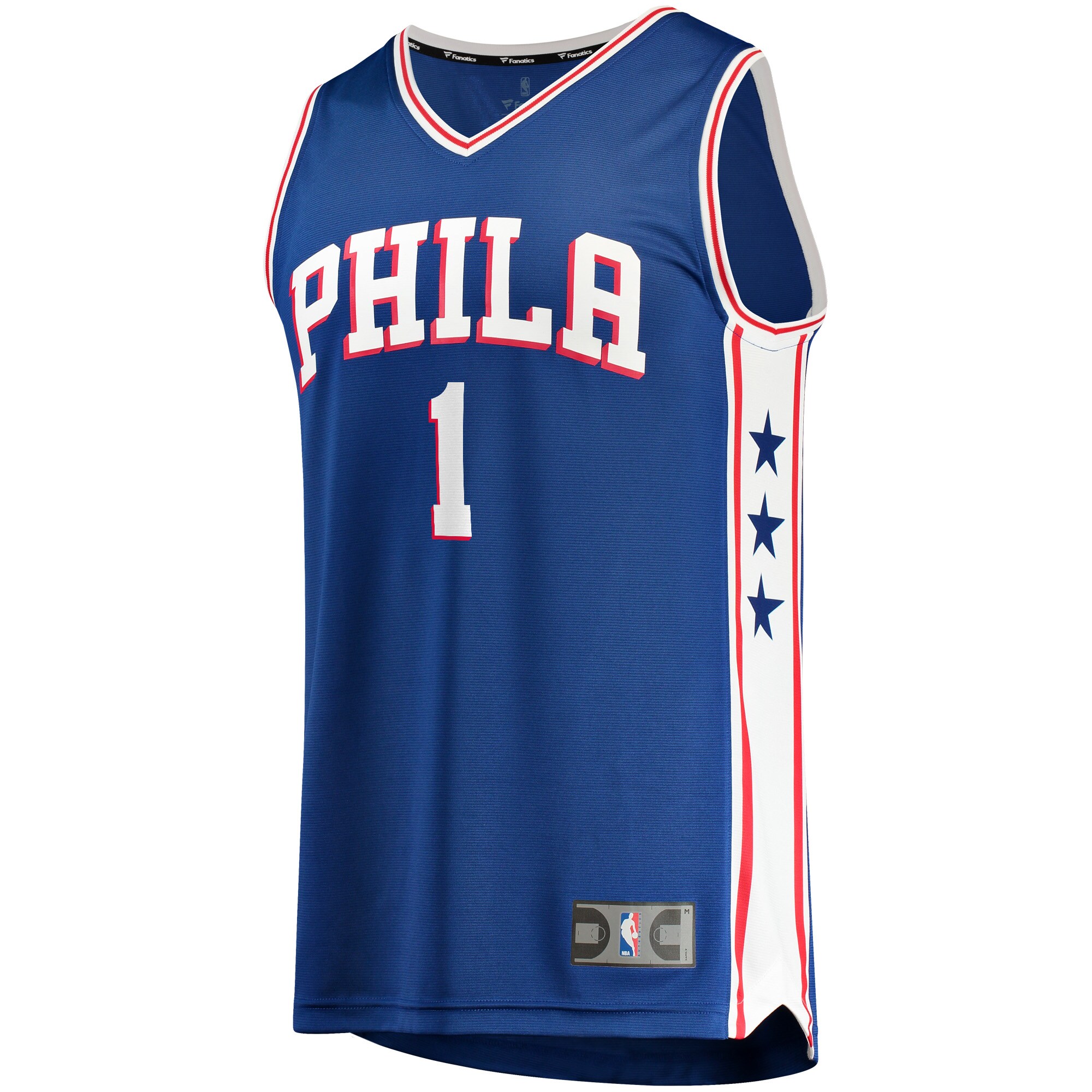 NBA youth philadelphia 76ers james harden fanatics royal fast break replica player jersey – icon edition Collection - Official Jerseys & Hats | NBA Store