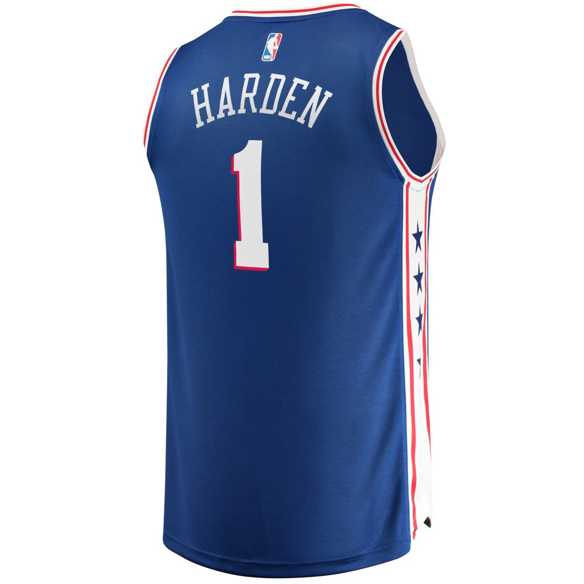 NBA youth philadelphia 76ers james harden fanatics royal fast break replica player jersey – icon edition Collection - Official Jerseys & Hats | NBA Store