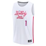 NBA youth philadelphia 76ers james harden fanatics white fastbreak jersey – city edition Collection - Official Jerseys & Hats | NBA Store