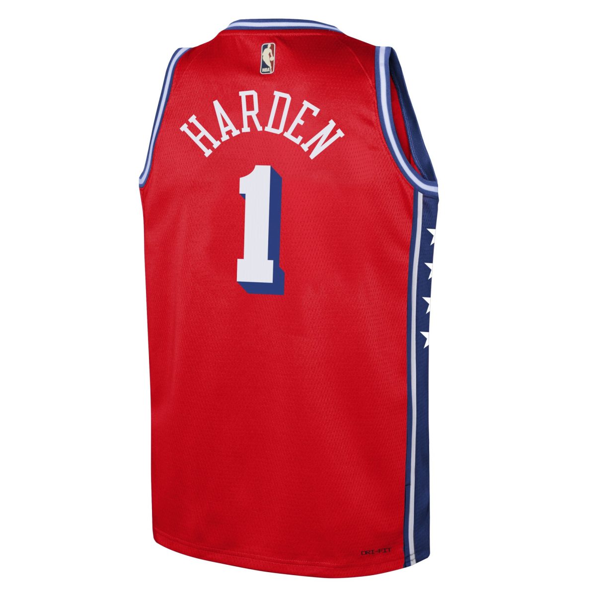 NBA youth philadelphia 76ers james harden jordan brand red swingman jersey – statement edition Collection - Official Jerseys & Hats | NBA Store