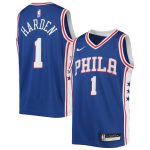 NBA youth philadelphia 76ers james harden nike royal swingman jersey – icon edition Collection - Official Jerseys & Hats | NBA Store