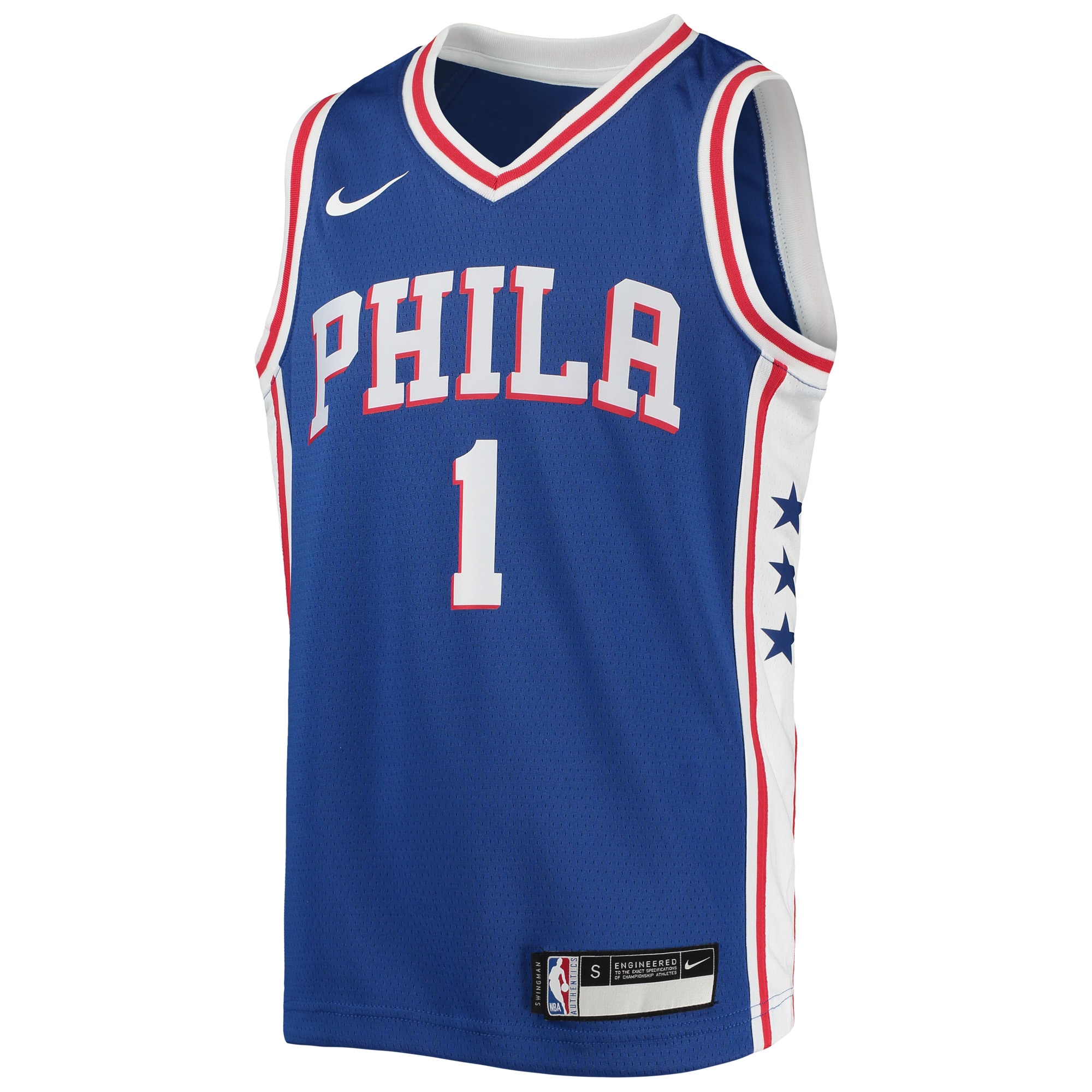 NBA youth philadelphia 76ers james harden nike royal swingman jersey – icon edition Collection - Official Jerseys & Hats | NBA Store