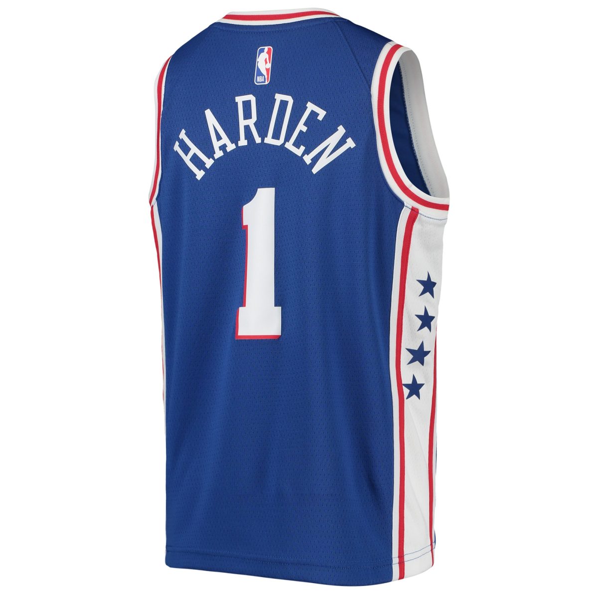 NBA youth philadelphia 76ers james harden nike royal swingman jersey – icon edition Collection - Official Jerseys & Hats | NBA Store