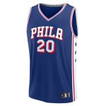 NBA youth philadelphia 76ers jared mccain fanatics royal 2024 nba draft fast break player jersey – icon edition Collection - Official Jerseys & Hats | NBA Store