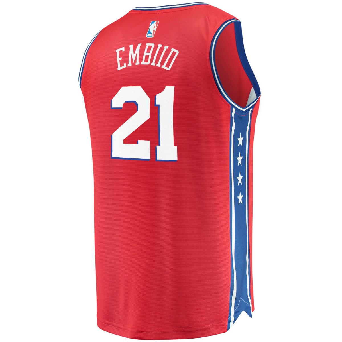 NBA youth philadelphia 76ers joel embiid fanatics red 201920 fast break replica player team jersey – statement edition Collection - Official Jerseys & Hats | NBA Store