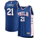 NBA youth philadelphia 76ers joel embiid fanatics royal fast break replica player jersey – icon edition Collection - Official Jerseys & Hats | NBA Store