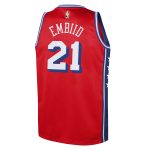 NBA youth philadelphia 76ers joel embiid jordan brand red swingman jersey – statement edition Collection - Official Jerseys & Hats | NBA Store