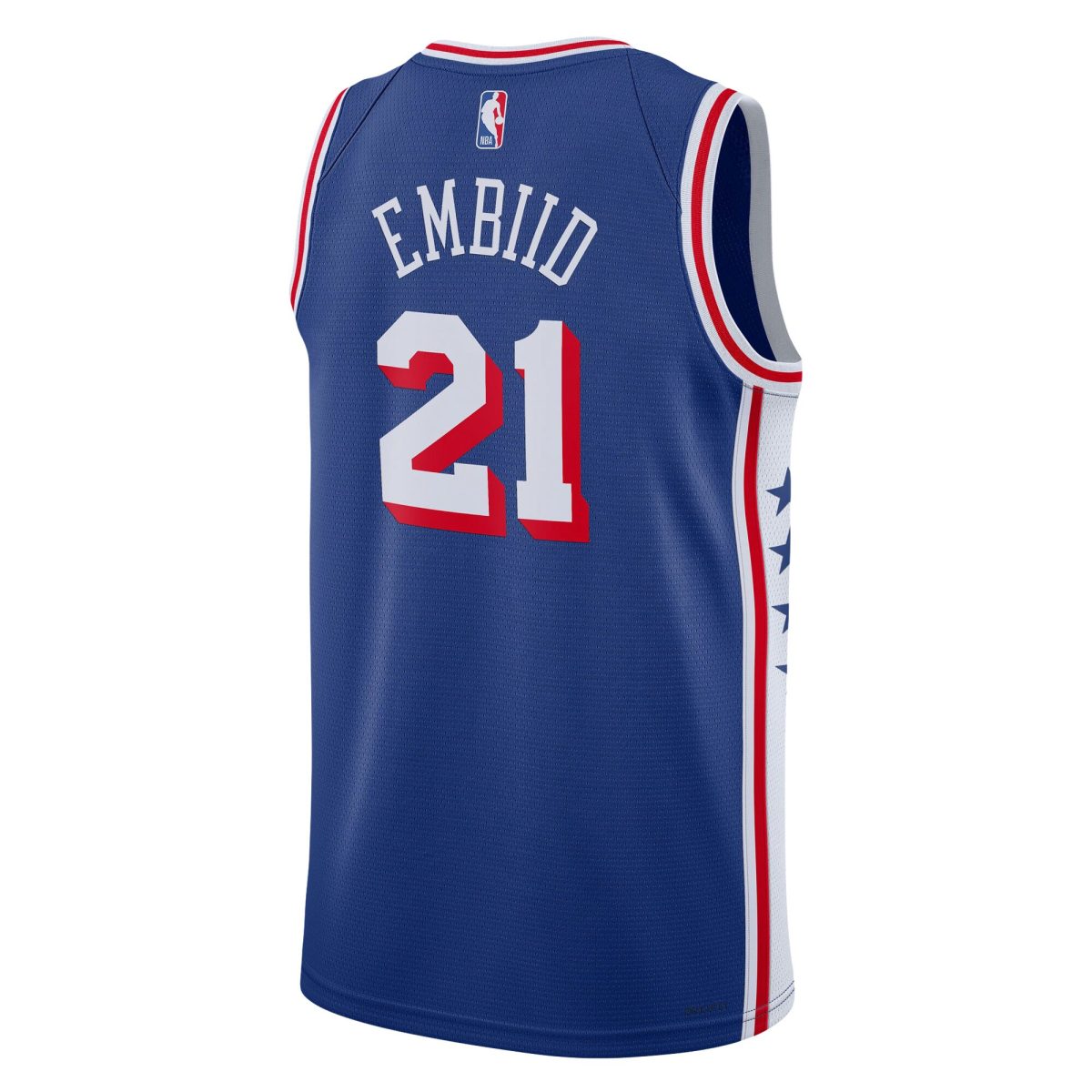 NBA youth philadelphia 76ers joel embiid nike royal swingman jersey – icon edition Collection - Official Jerseys & Hats | NBA Store