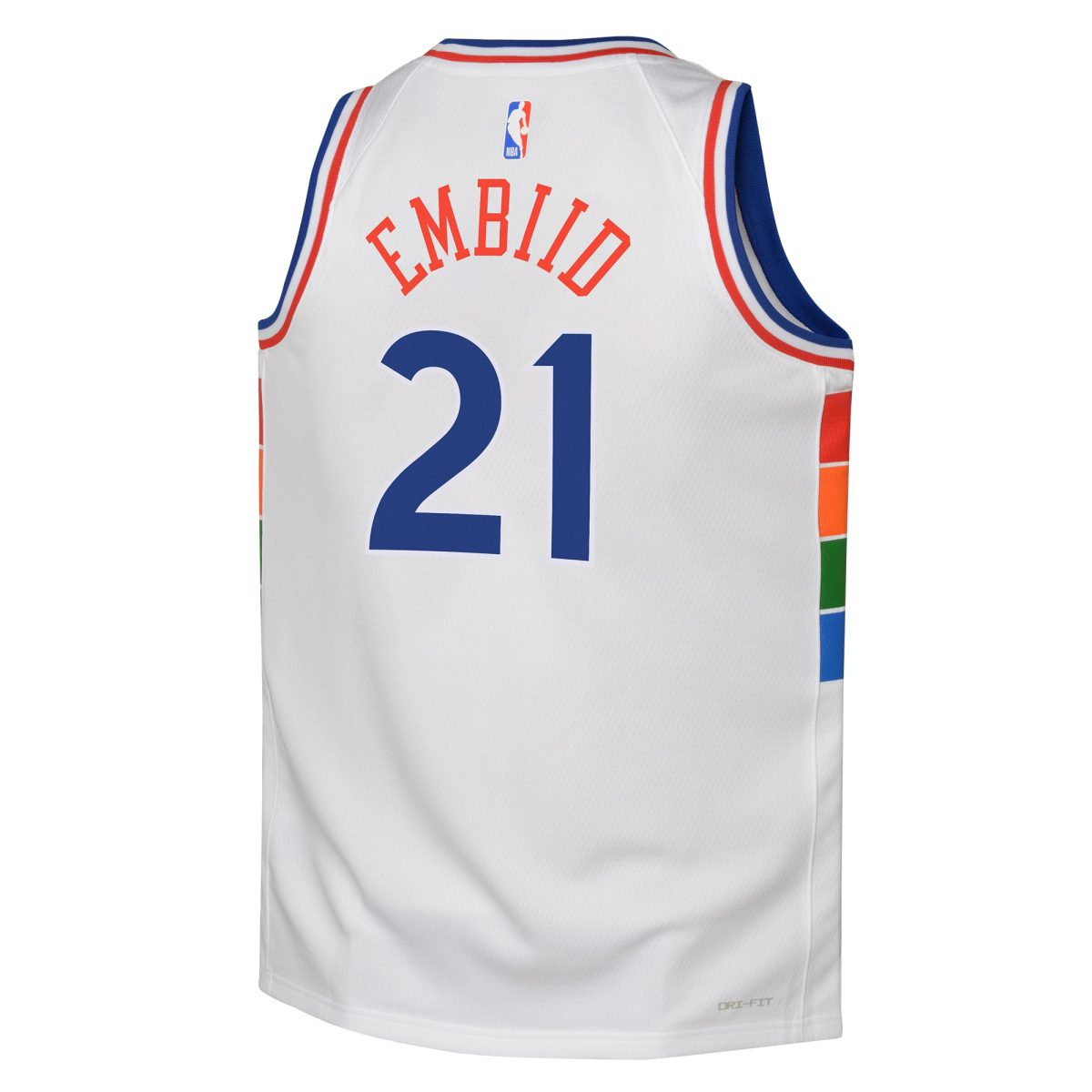 NBA youth philadelphia 76ers joel embiid nike white 202425 swingman player jersey – city edition Collection - Official Jerseys & Hats | NBA Store