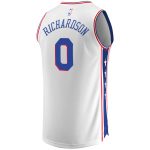 NBA youth philadelphia 76ers josh richardson fanatics white fast break replica jersey – association edition Collection - Official Jerseys & Hats | NBA Store