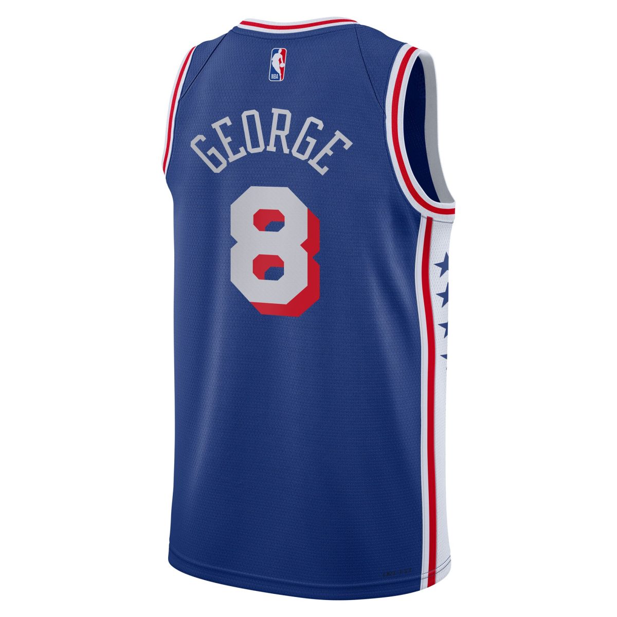 NBA youth philadelphia 76ers paul george nike royal swingman jersey – icon edition Collection - Official Jerseys & Hats | NBA Store
