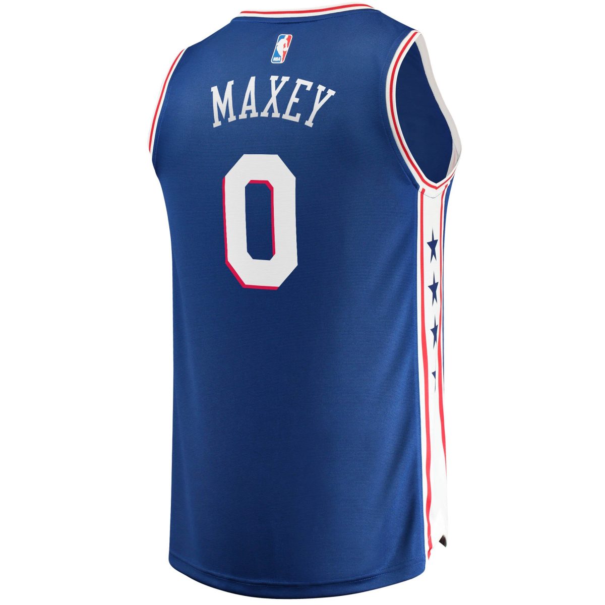 NBA youth philadelphia 76ers tyrese maxey fanatics royal 202021 fast break replica jersey – icon edition Collection - Official Jerseys & Hats | NBA Store