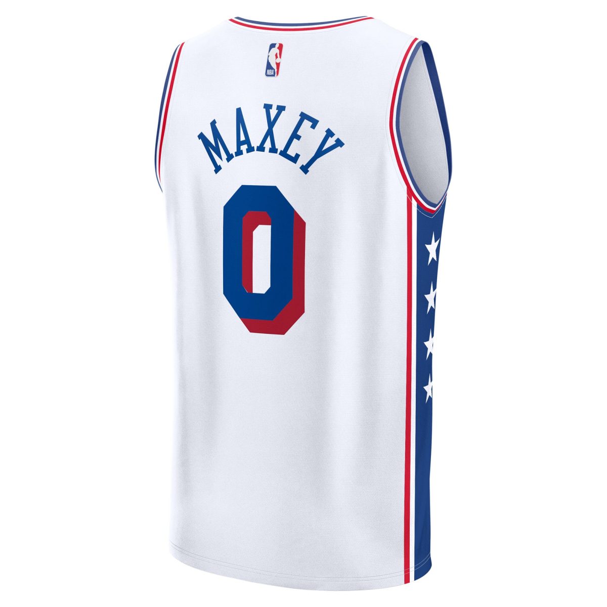 NBA youth philadelphia 76ers tyrese maxey fanatics white fast break replica player jersey – association edition Collection - Official Jerseys & Hats | NBA Store