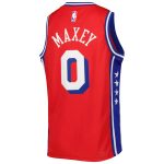 NBA youth philadelphia 76ers tyrese maxey jordan brand red swingman jersey – statement edition Collection - Official Jerseys & Hats | NBA Store