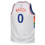 NBA youth philadelphia 76ers tyrese maxey nike white 202425 swingman player jersey – city edition Collection - Official Jerseys & Hats | NBA Store