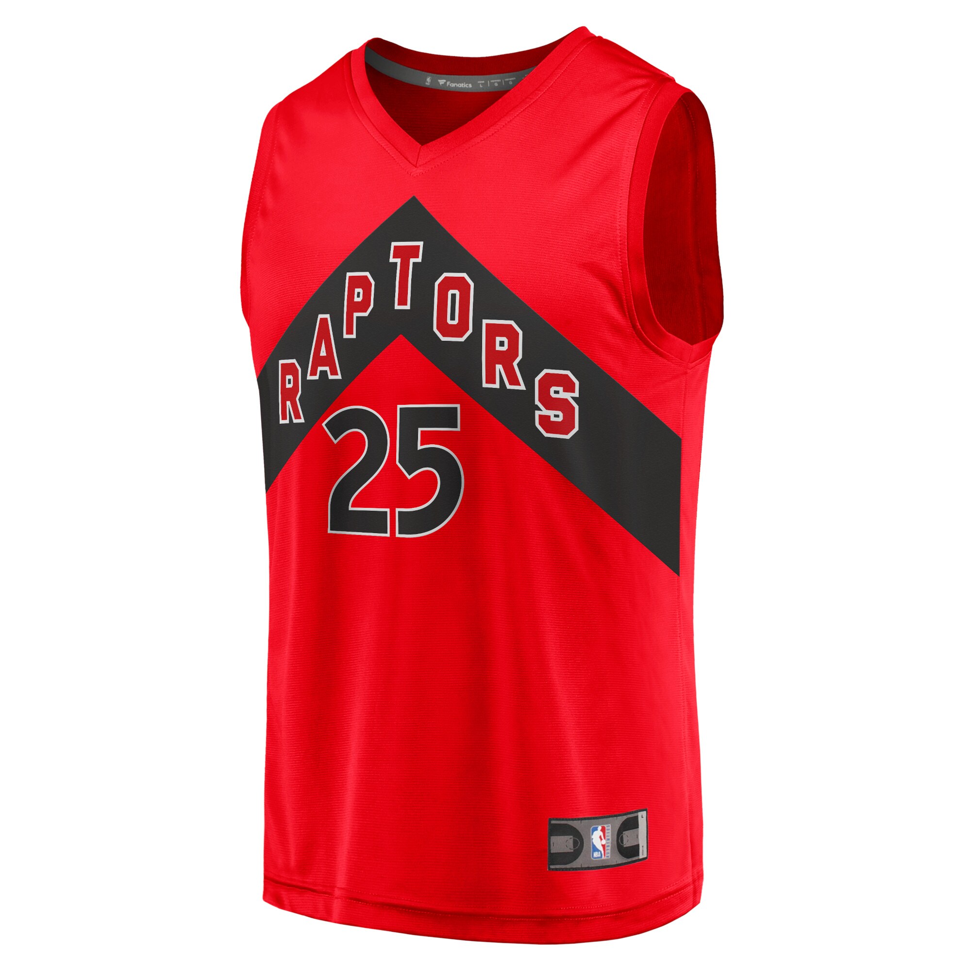 NBA youth toronto raptors chris boucher fanatics red fast break replica jersey – icon edition Collection - Official Jerseys & Hats | NBA Store