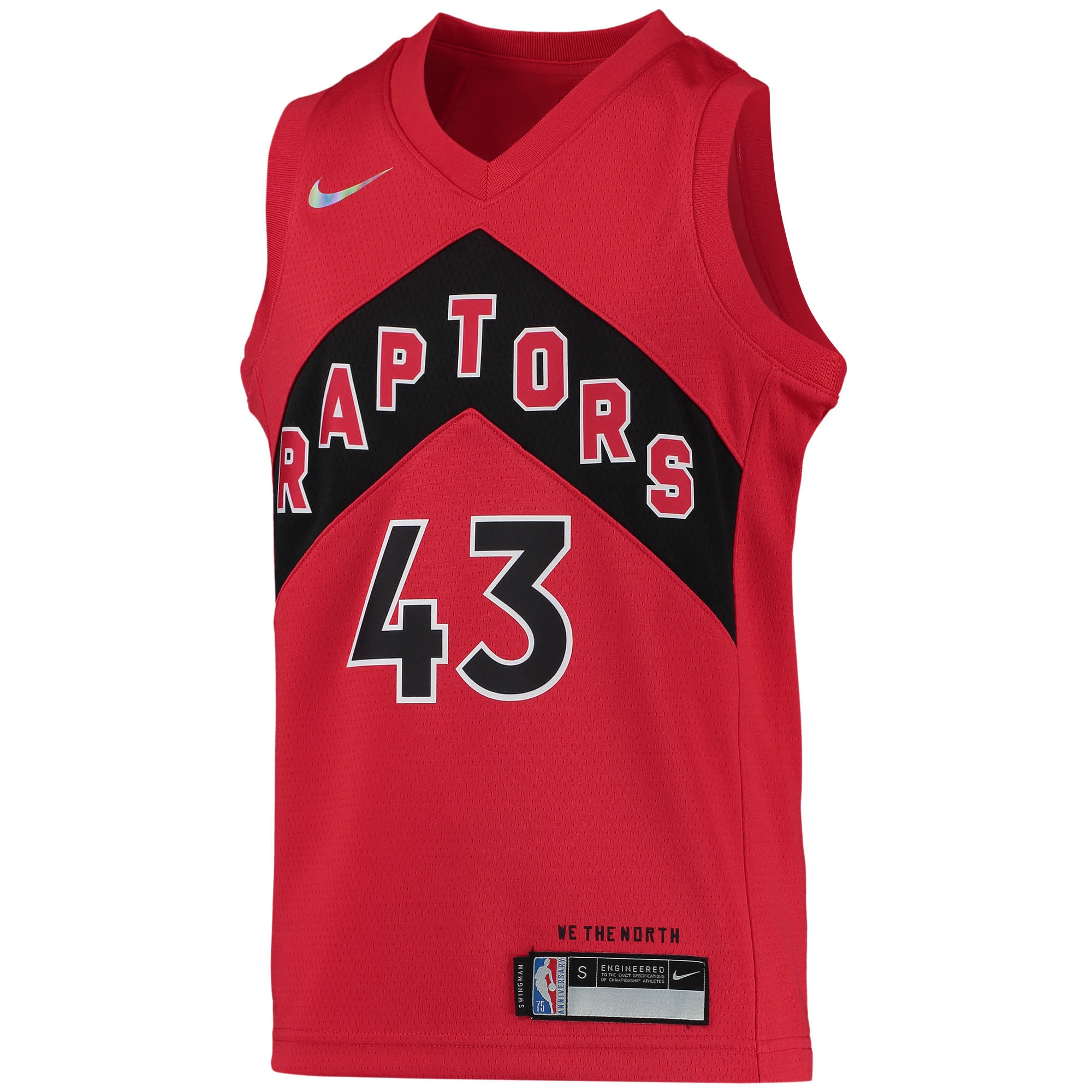 NBA youth toronto raptors pascal siakam nike red 202122 diamond swingman jersey – icon edition Collection - Official Jerseys & Hats | NBA Store