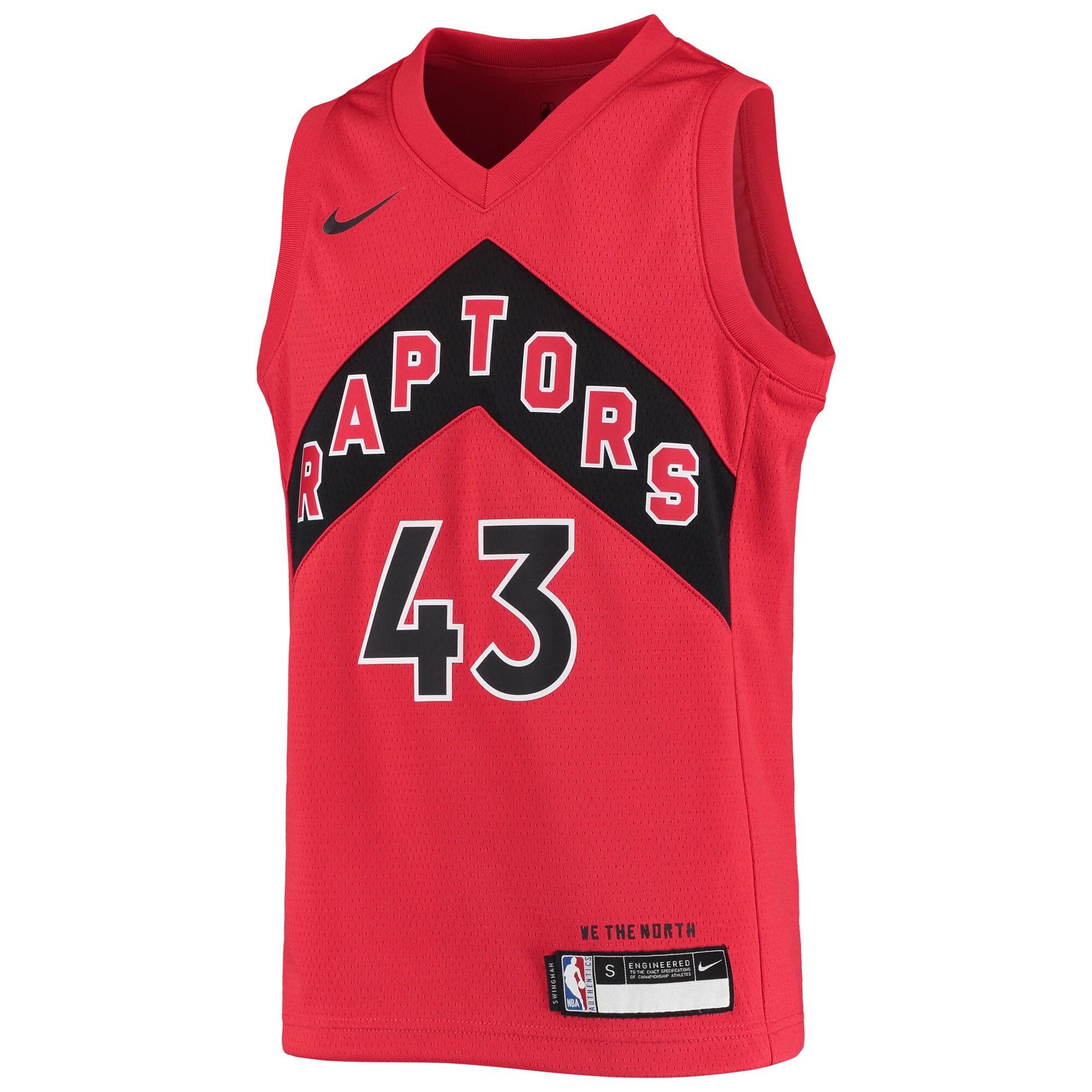 NBA youth toronto raptors pascal siakam nike red swingman jersey – icon edition Collection - Official Jerseys & Hats | NBA Store