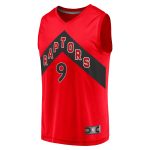 NBA youth toronto raptors rj barrett fanatics red fast break player jersey – icon edition Collection - Official Jerseys & Hats | NBA Store