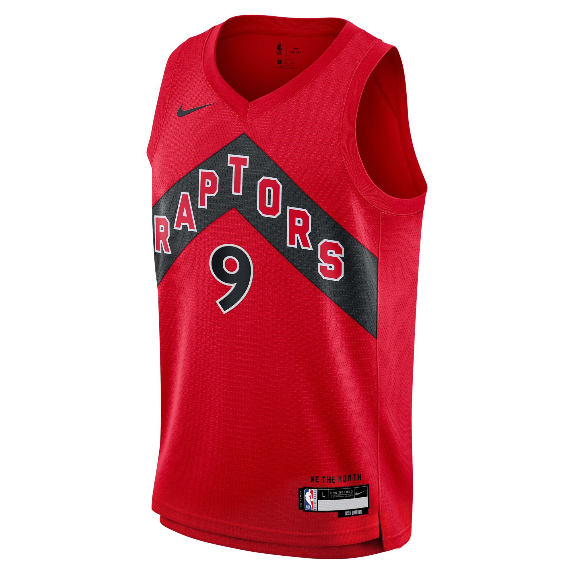 NBA youth toronto raptors rj barrett nike red swingman jersey – icon edition Collection - Official Jerseys & Hats | NBA Store