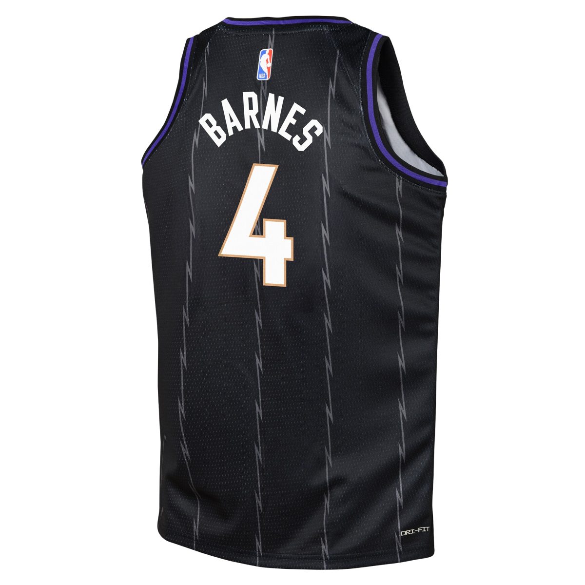 NBA youth toronto raptors scottie barnes nike black 202425 swingman player jersey – city edition Collection - Official Jerseys & Hats | NBA Store