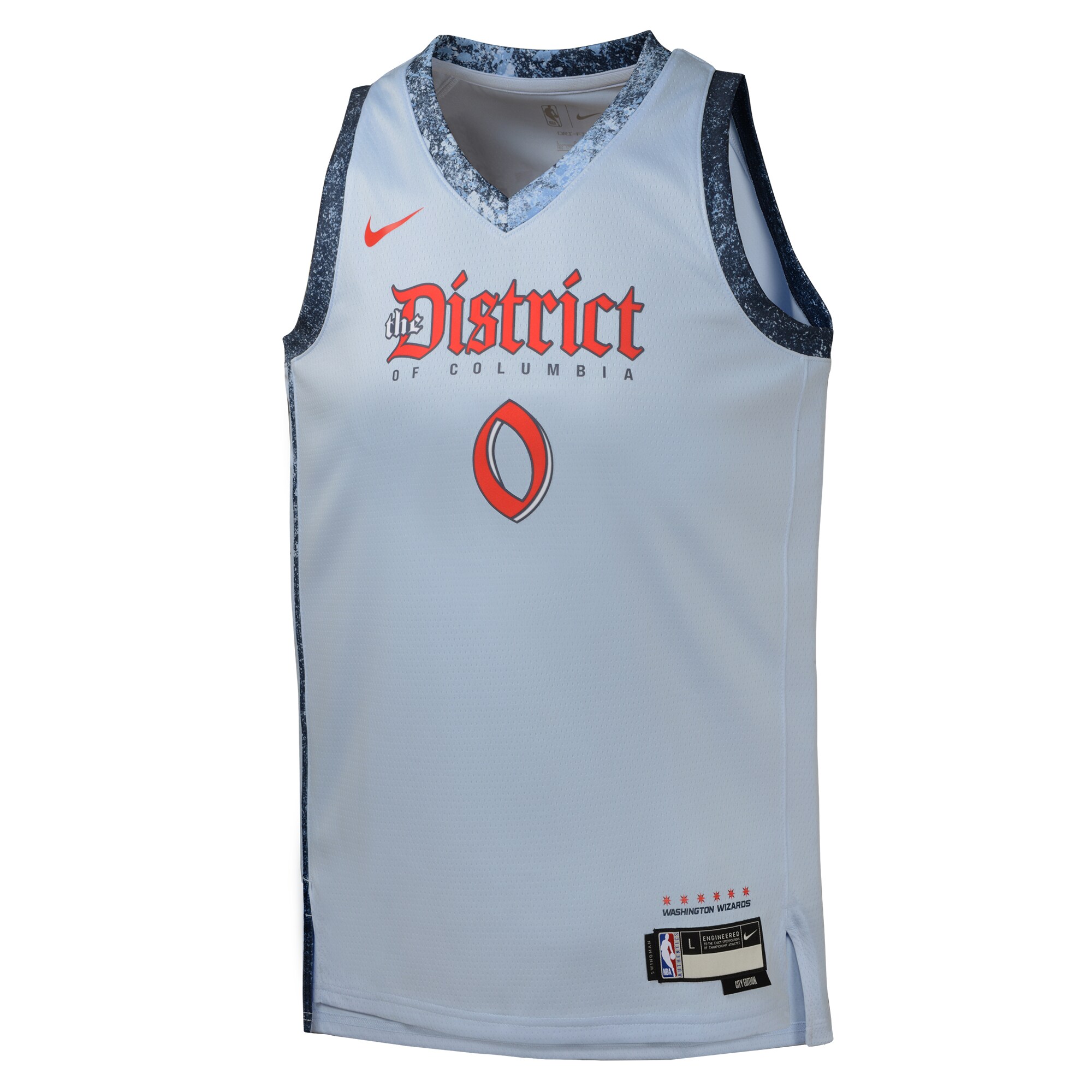 NBA youth washington wizards bilal coulibaly nike light blue 202425 swingman player jersey – city edition Collection - Official Jerseys & Hats | NBA Store
