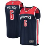 NBA youth washington wizards kristaps porzingis fanatics navy fast break player jersey – statement edition Collection - Official Jerseys & Hats | NBA Store