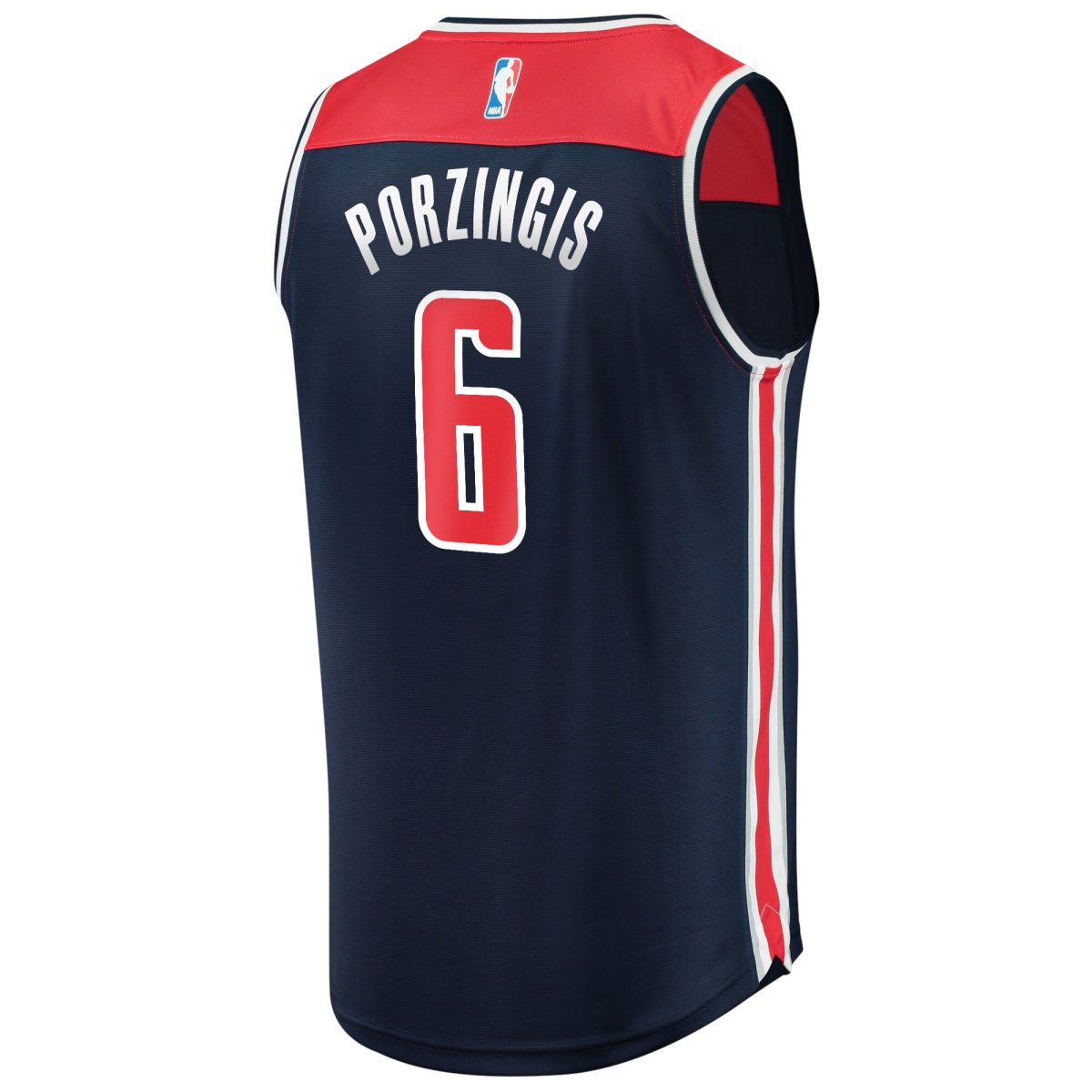 NBA youth washington wizards kristaps porzingis fanatics navy fast break player jersey – statement edition Collection - Official Jerseys & Hats | NBA Store