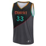 NBA youth washington wizards kyle kuzma fanatics black 202324 fast break jersey – city edition Collection - Official Jerseys & Hats | NBA Store